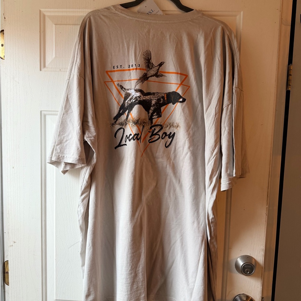 Local Boy Graphic Tee - Tan